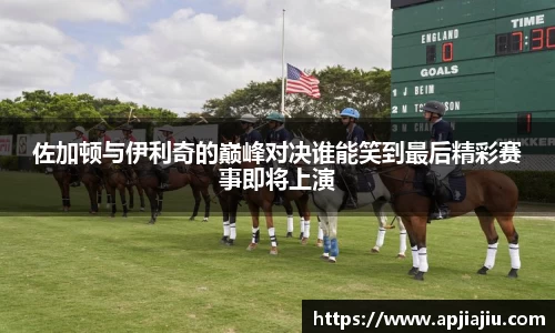 佐加顿与伊利奇的巅峰对决谁能笑到最后精彩赛事即将上演